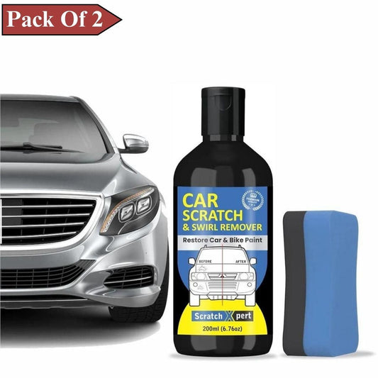Car Body Scratch Remover and Repair Polishing Cream Kit with Sponge Cream Wax Body Compound Scratch Remover For Car and Bike 200Ml (2)