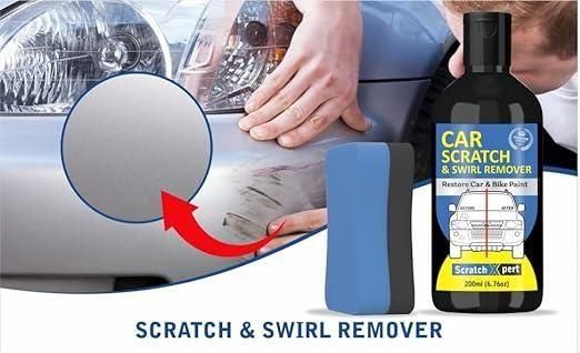 Car Body Scratch Remover and Repair Polishing Cream Kit with Sponge Cream Wax Body Compound Scratch Remover For Car and Bike 200Ml (2)